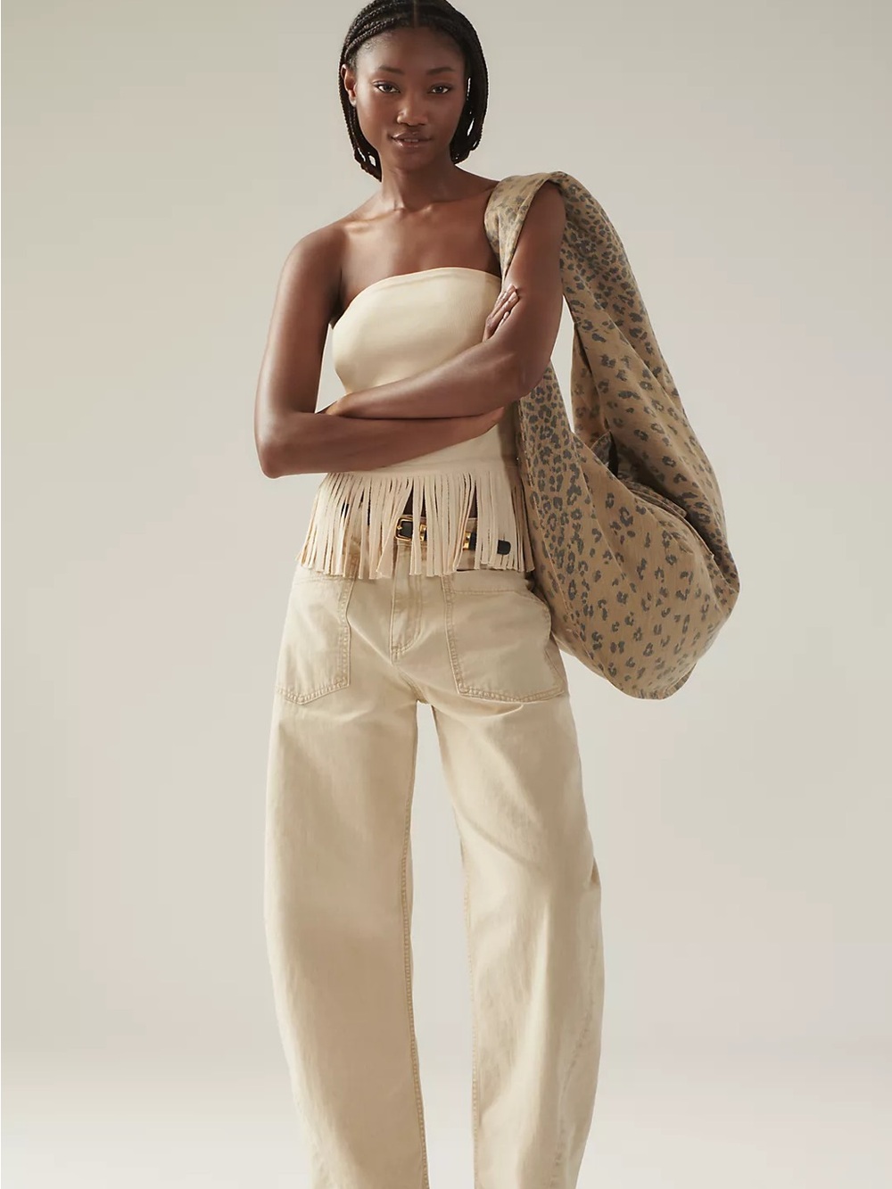 Citizens of Humanity Slouchy Boho Tote Cheetah